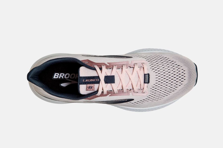 Brooks Launch 8 Road Running Shoes Womens - Pink/Black - YEANK-2956